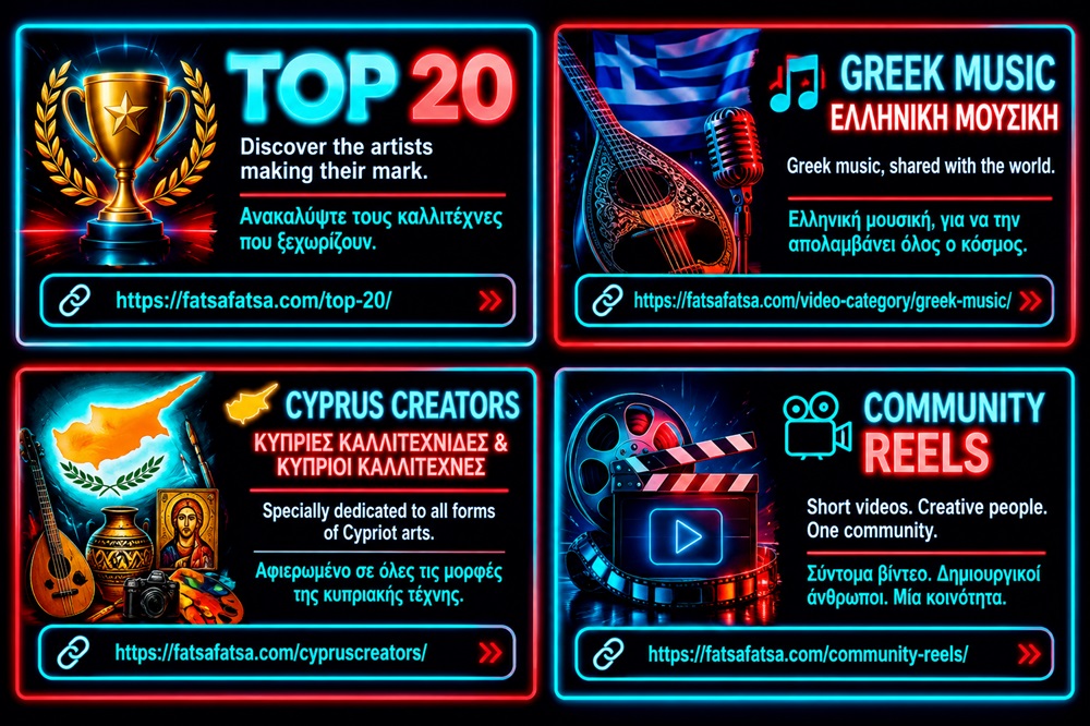 FatsaFatsa Top 20, Greek Music, Cyprus Creators and Community Reels